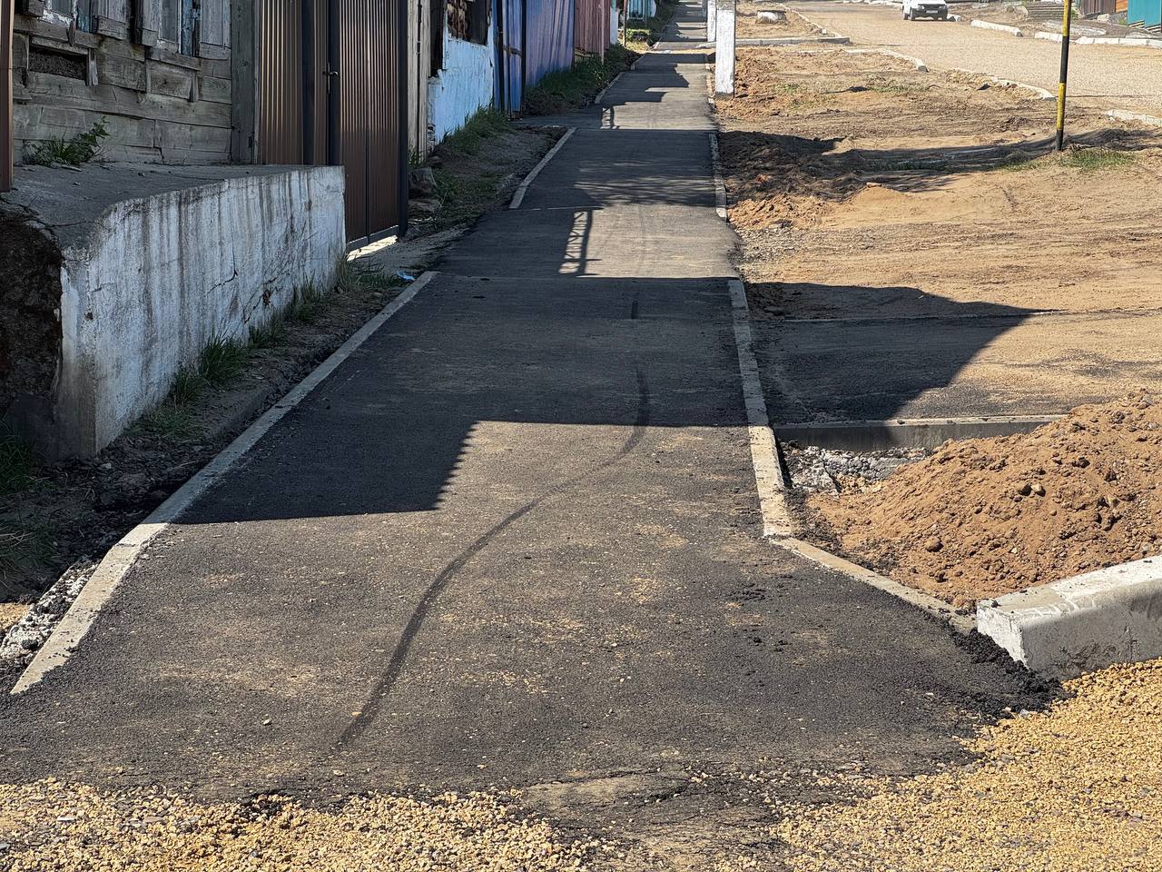В Кяхте полным ходом идут ремонтные работы по трём улицам города.