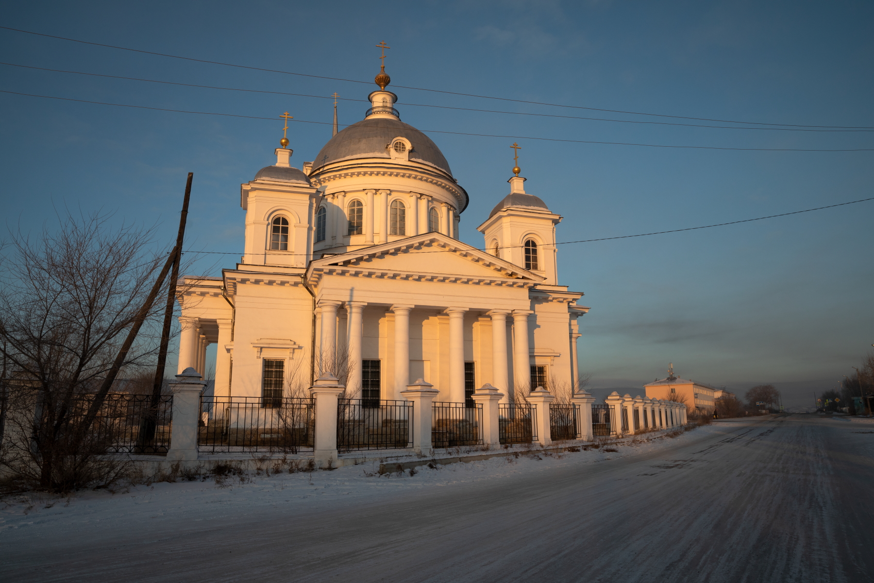 Церковь Воскресения в городе Кяхта.