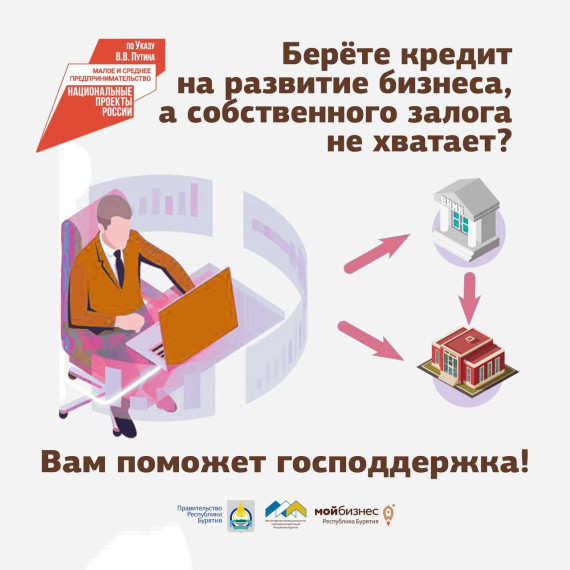 Берёте кредит на развитие бизнеса, а собственного залога не хватает? Вам поможет господдержка.. Берёте кредит на развитие бизнеса, а собственного залога не хватает? Вам поможет господдержка..